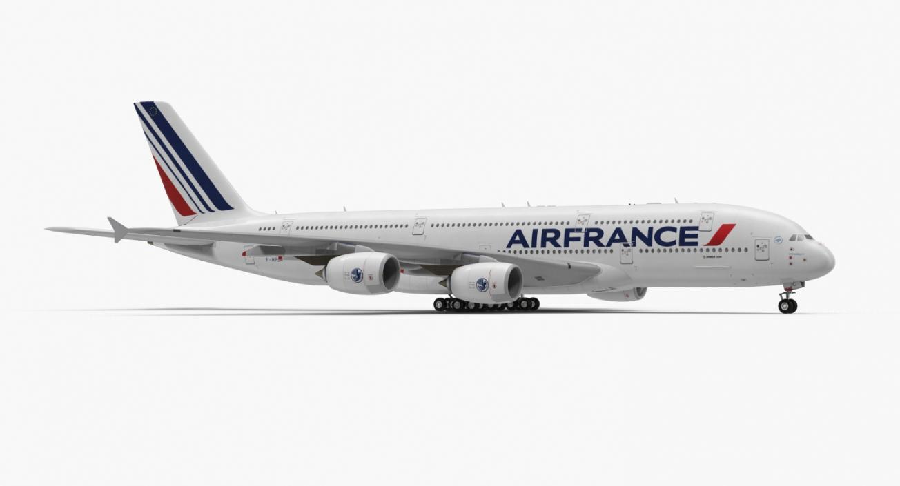 Airbus A380-1000 Air France 3D